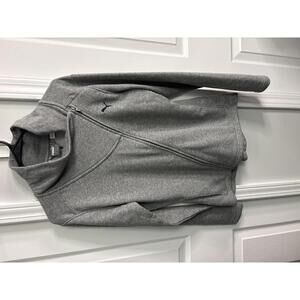 Puma Women's Gray Asymmetrical Zip Jacket Size S 516